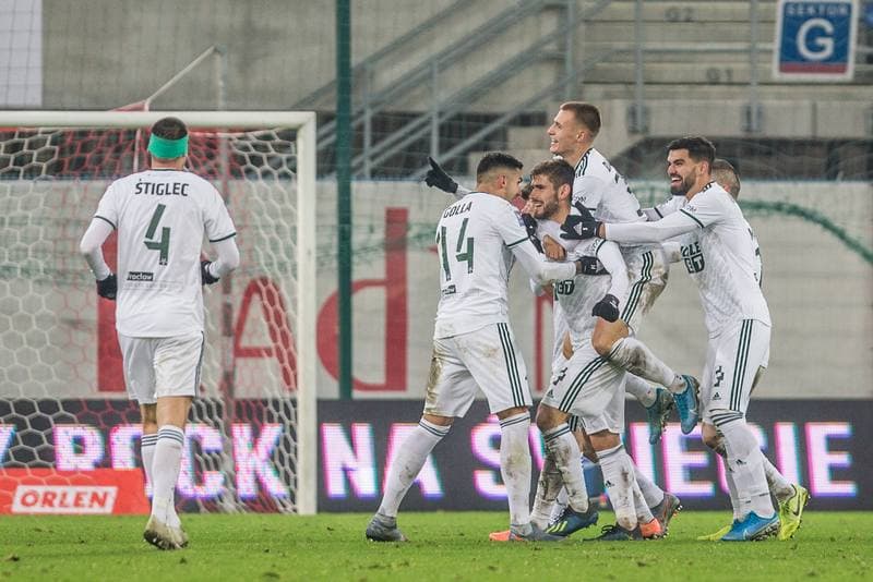 Football. PKO BP Ekstraklasa. Piast Gliwice - Slask Wroclaw. 30.11.2019