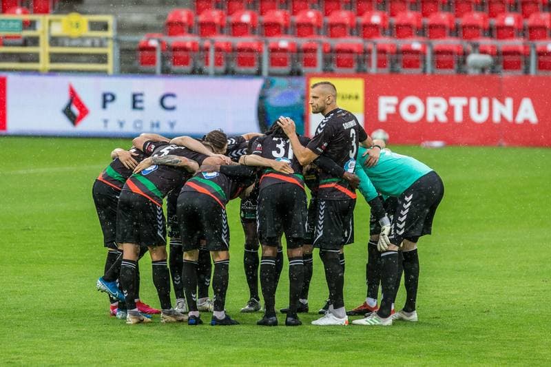 Football. Fortuna I Liga. GKS Tychy - Puszcza Niepolomice. 11.07.2020