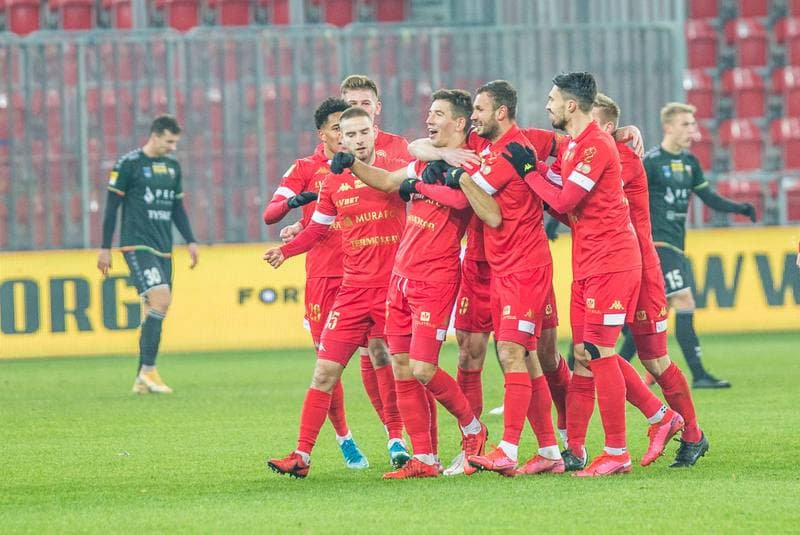 Football. Fortuna I Liga. GKS Tychy - Widzew Lodz. 03.12.2020