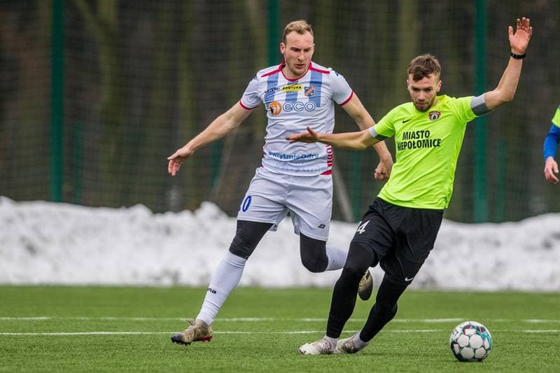 Football. Sparing. Odra Opole - Puszcza Niepolomice. 22.01.2021