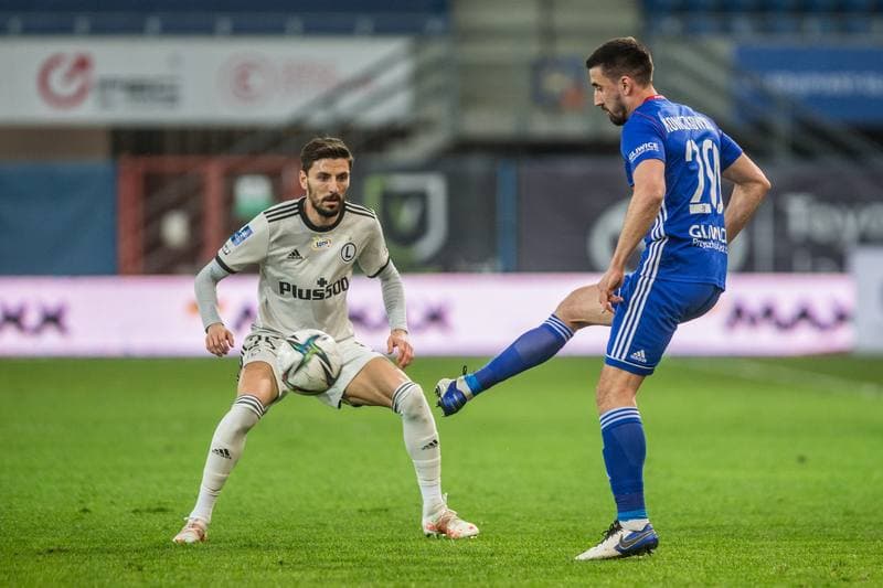Football. PKO BP Ekstraklasa. Piast Gliwice - Legia Warsaw. 21.04.2021