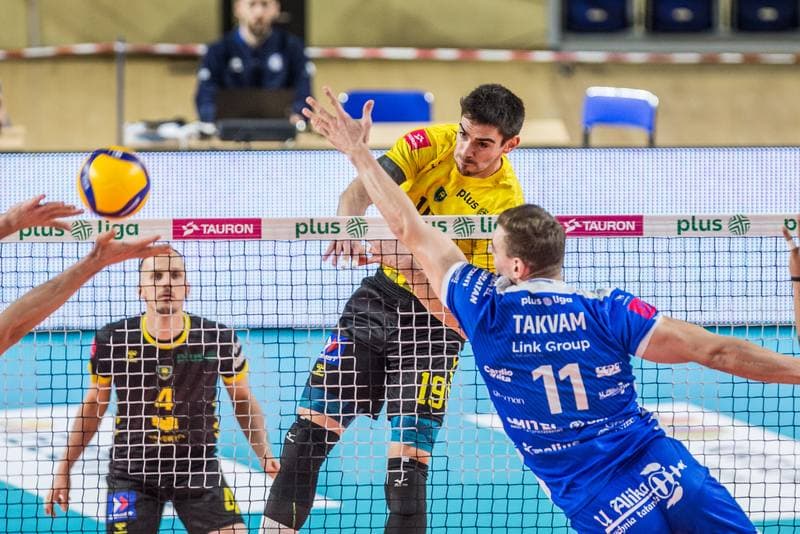 Volleyball. PlusLiga. GKS Katowice - Slepsk Malow Suwalki. 25.02.2022