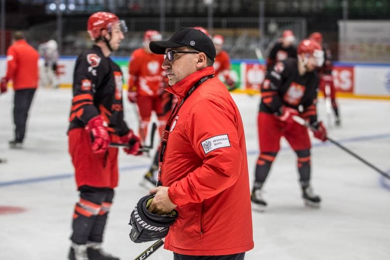 Ice Hockey. Poland national team. Training. 24.04.2022