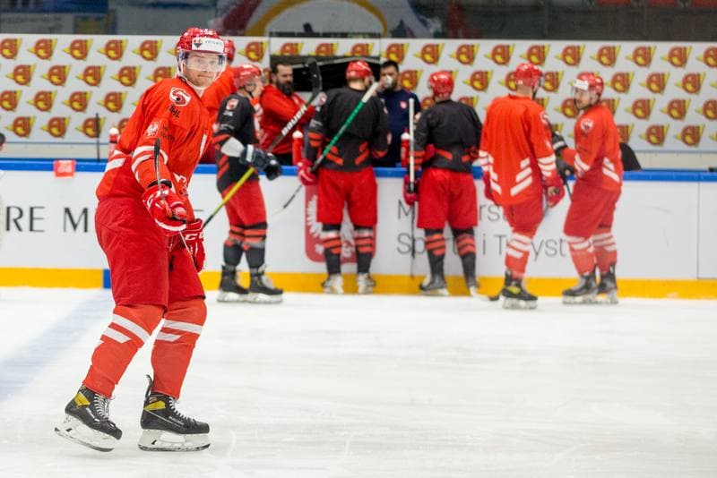 Ice Hockey. Poland national team. Training. 01.05.2022