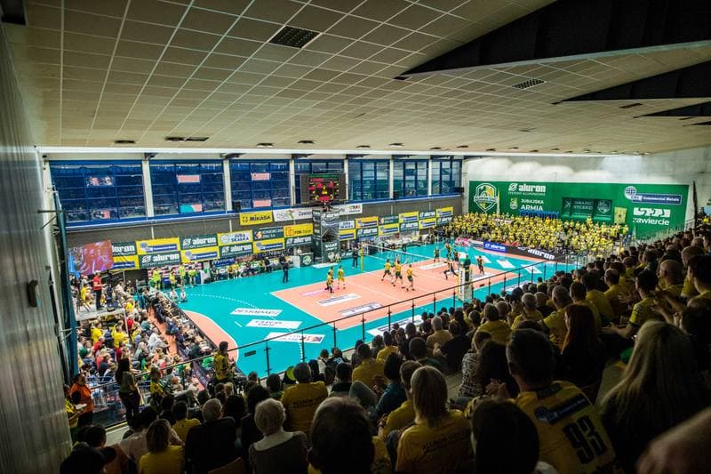 Volleyball. PlusLiga. Aluron CMC Warta Zawiercie - PGE Skra Belchatow. 07.05.2022