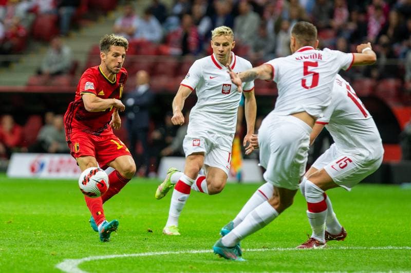 Football. UEFA Nations League. Poland - Belgium. 14.06.2022