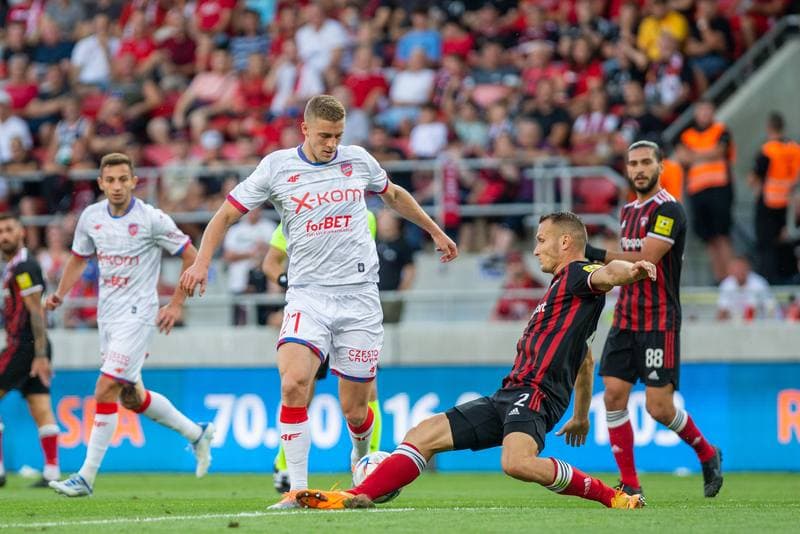 Football. UEFA Conference League. Spartak Trnava - Rakow Czestochowa. 04.08.2022