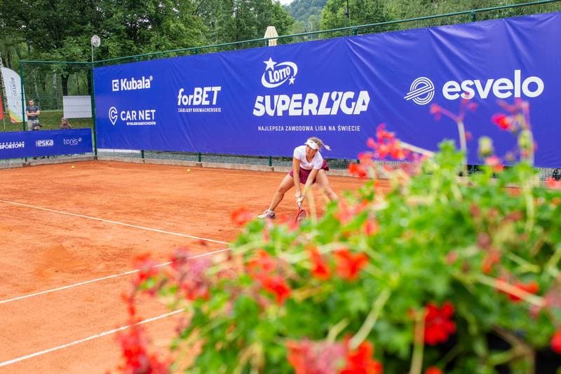 Tennis. Lotto SuperLiga. KT Kubala Ustron - Park Tenisowy Olimpia Poznan. 07.08.2022