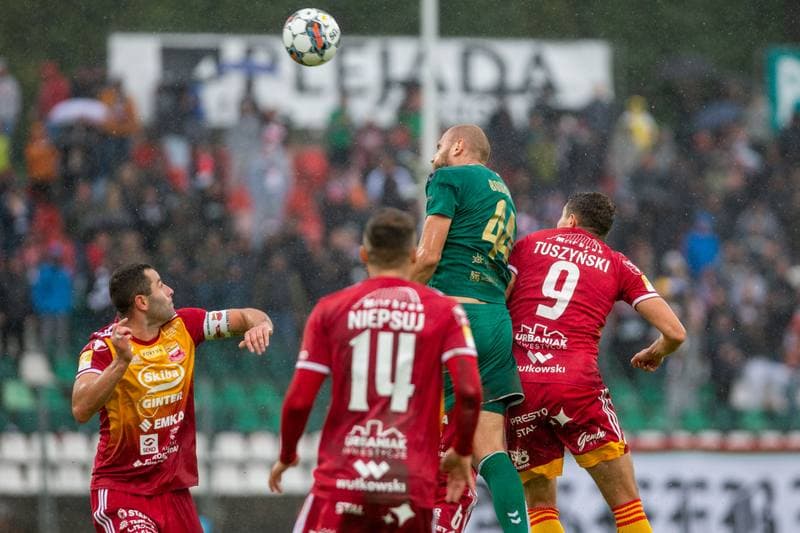 Football. Fortuna I Liga. Zaglebie Sosnowiec - Chojniczanka Chojnice. 18.09.2022