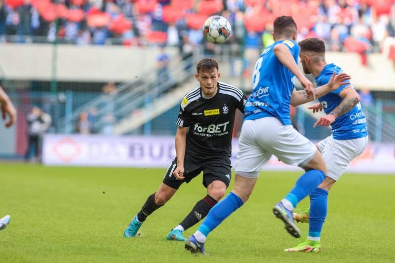 Football. Fortuna I Liga. Ruch Chorzow - LKS Lodz. 19.03.2023