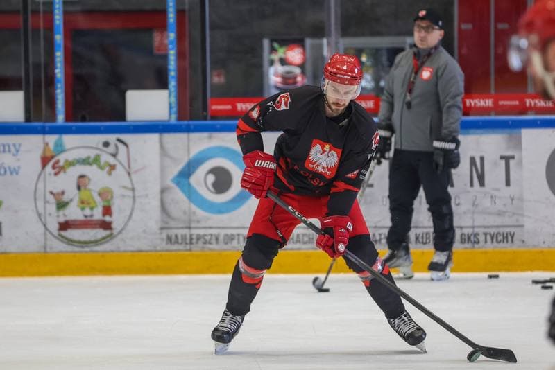 Ice Hockey. Poland national team. Training. 10.04.2023