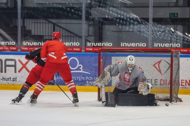 Ice Hockey. Poland national team. Training. 10.04.2023