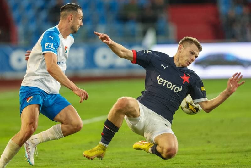 Football. Fortuna:Liga. Banik Ostrava - Slavia Prague. 25.04.2023