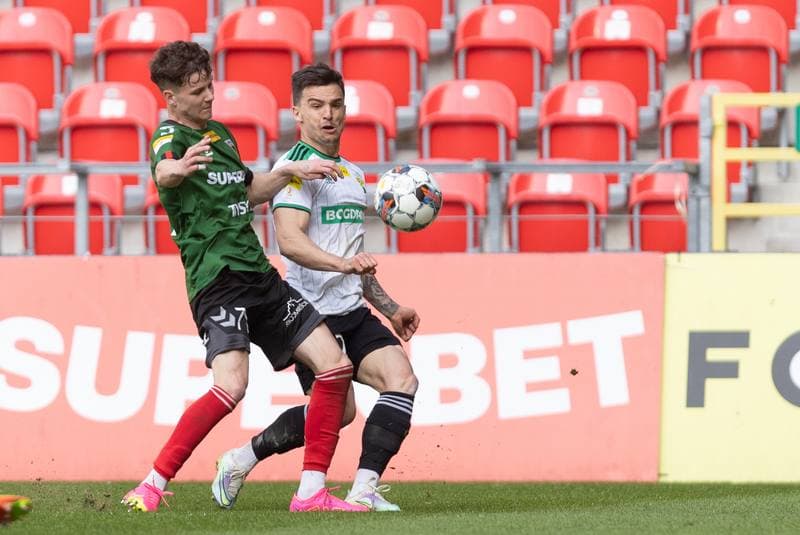Football. Fortuna I Liga. GKS Tychy - Gornik Leczna. 29.04.2023