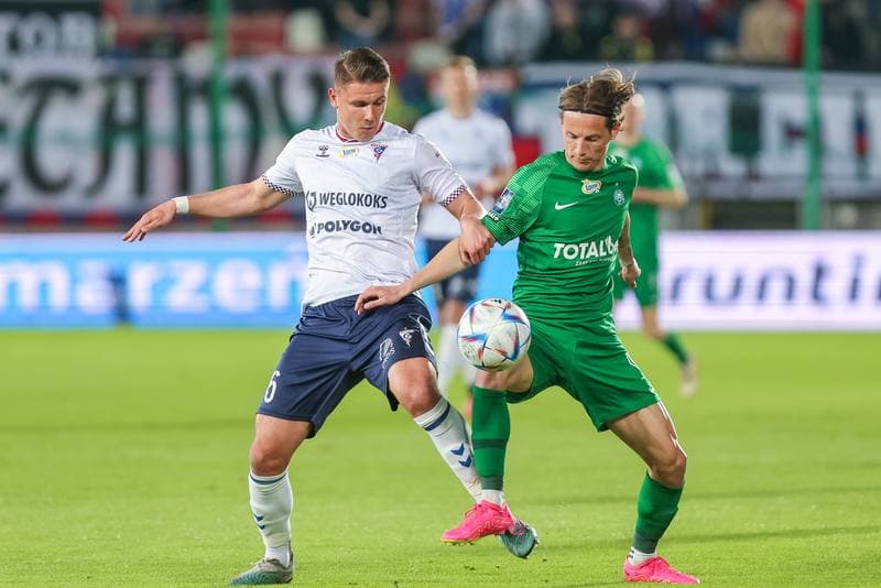 Football. PKO BP Ekstraklasa. Gornik Zabrze - Warta Poznan. 05.05.2023