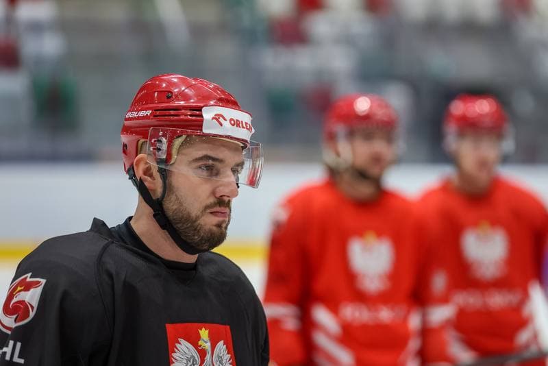 Ice Hockey. Poland national team. Training. 06.11.2023