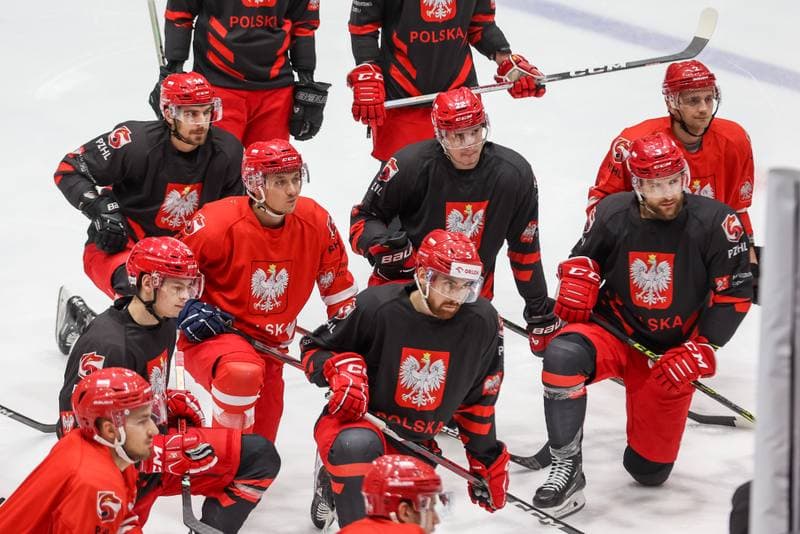 Ice Hockey. Poland national team. Training. 07.11.2023