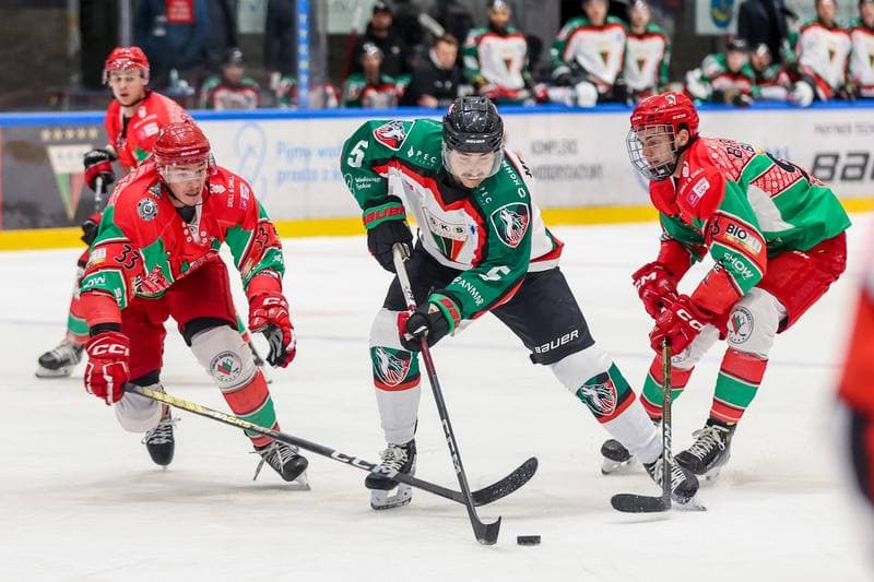 Ice Hockey. Tauron Hokej Liga. GKS Tychy - Zaglebie Sosnowiec. 15.11.2023