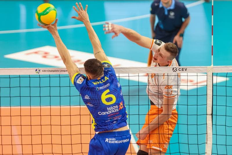 Volleyball. CEV Champions League. Jastrzebski Wegiel - Guaguas Las Palmas. 22.11.2023
