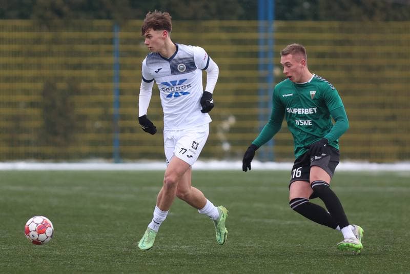 Football. Sparing. GKS Tychy - Hutnik Krakow. 13.01.2024