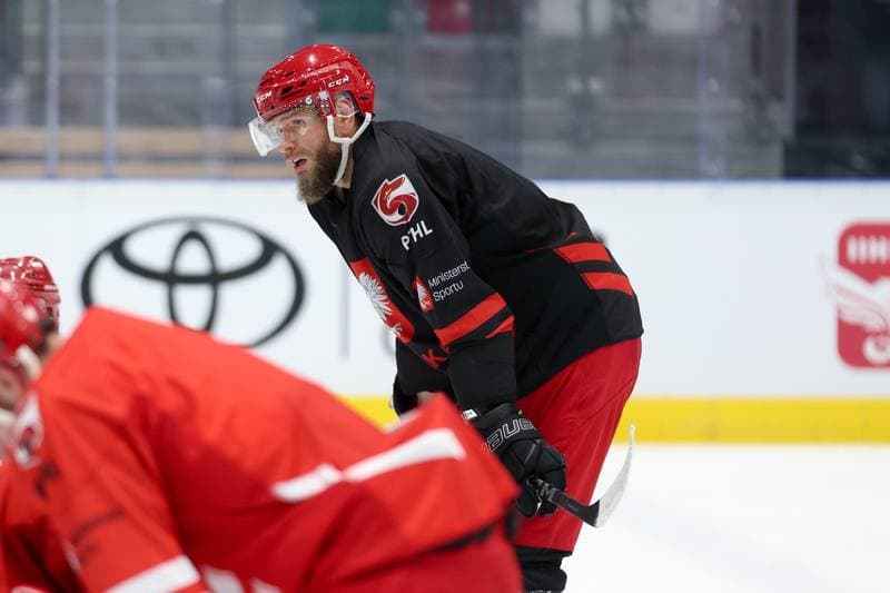 Ice Hockey. Poland national team. Training. 04.02.2024