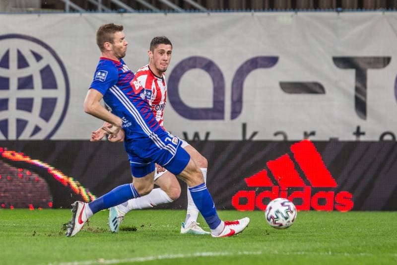 Football. PKO BP Ekstraklasa. Piast Gliwice - Cracovia Krakow. 22.02.2020