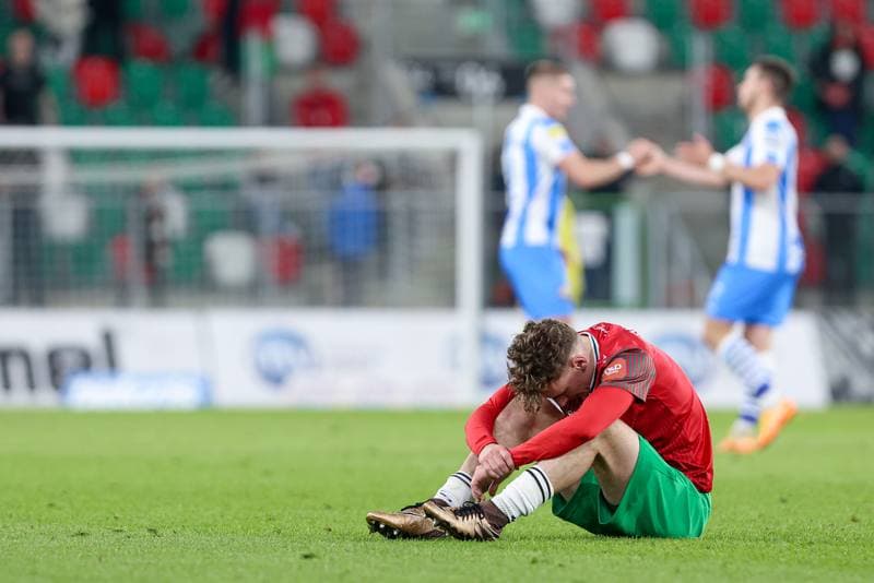 Football. Fortuna I Liga. Zaglebie Sosnowiec - Stal Rzeszow. 23.04.2024