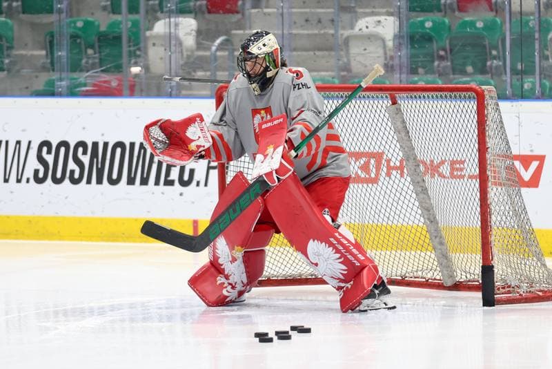 Ice Hockey. Poland national team. Training. 30.04.2024