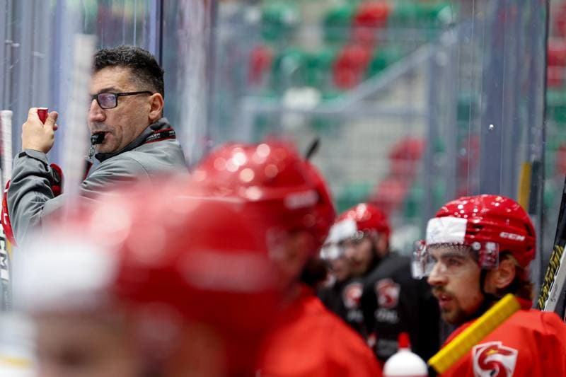 Ice Hockey. Poland national team. Training. 06.05.2024