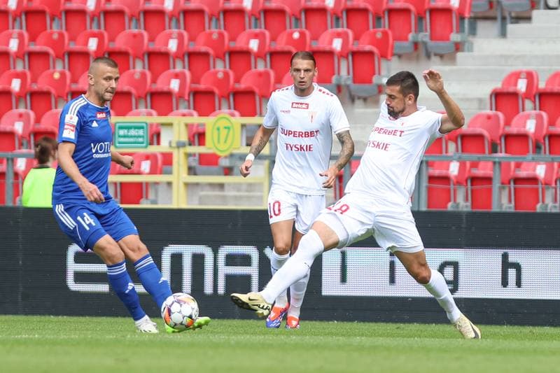 Football. Betclic I Liga. GKS Tychy - Miedz Legnica. 21.07.2024
