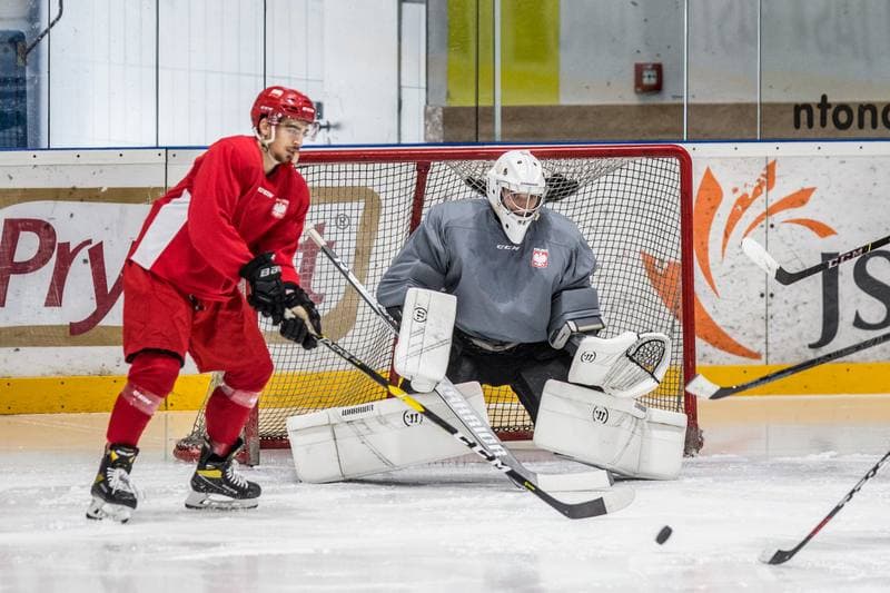 Ice Hockey. Poland national team. Training. 02.11.2020