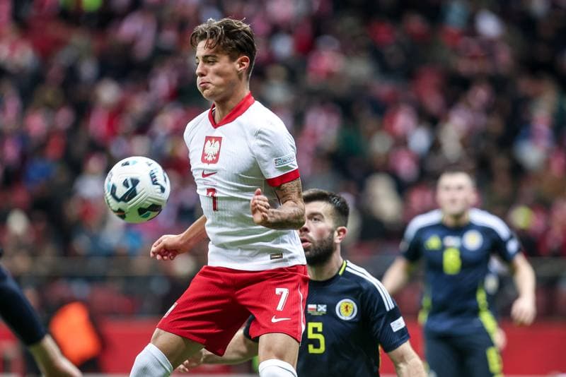 Football. UEFA Nations League. Poland - Scotland. 18.11.2024