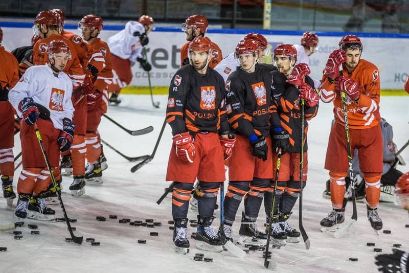 Ice Hockey. Poland national team. Training. 13.04.2021