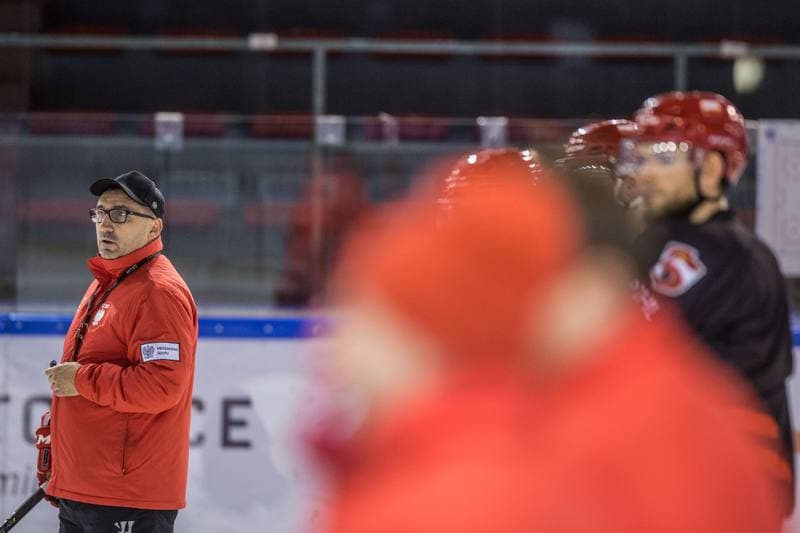 Ice Hockey. Poland national team. Training. 15.04.2021