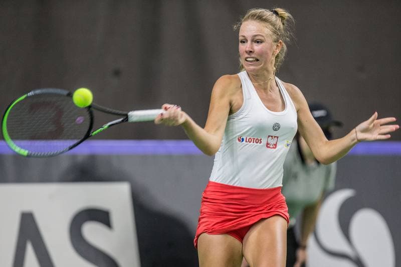 Tennis. Billie Jean King Cup. Poland - Brazil. 16.04.2021