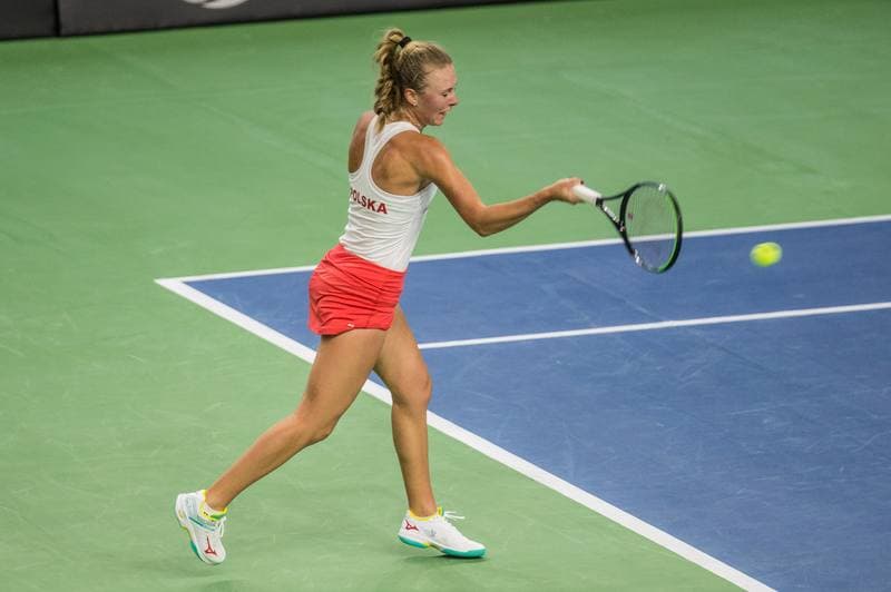 Tennis. Billie Jean King Cup. Poland - Brazil. 16.04.2021