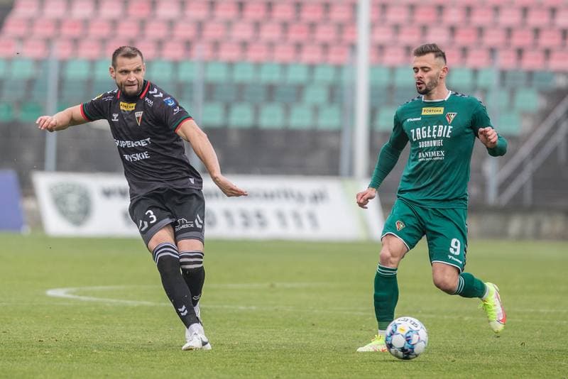 Football. Sparing. Zaglebie Sosnowiec - GKS Tychy. 13.11.2021
