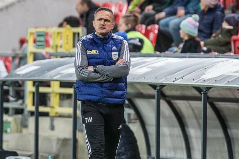 Football. Fortuna I Liga. GKS Tychy - Arka Gdynia. 07.04.2022