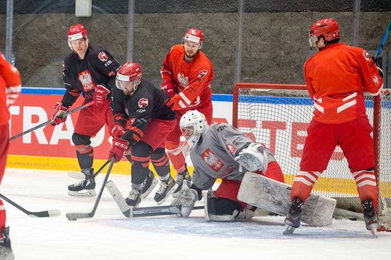 Ice Hockey. Poland national team. Training. 01.05.2022