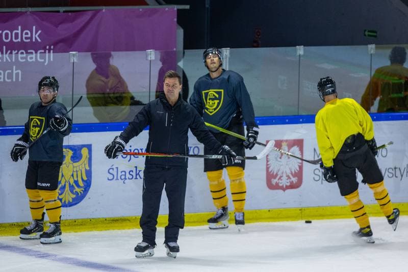 Ice Hockey. GKS Katowice. Training. 01.08.2022