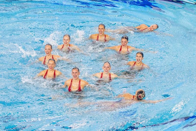 Artistic Swimming. European Games. Team Free Routine Combination. 23.06.2023