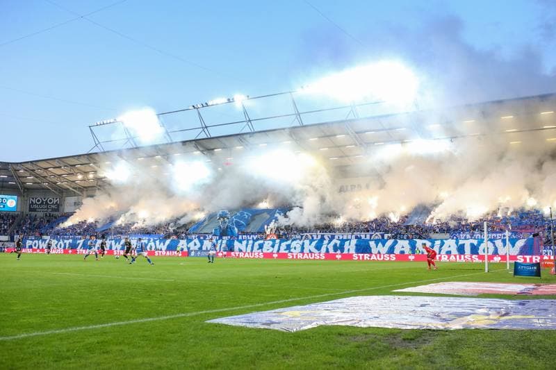 Football. PKO BP Ekstraklasa. Ruch Chorzow - LKS Lodz. 28.07.2023