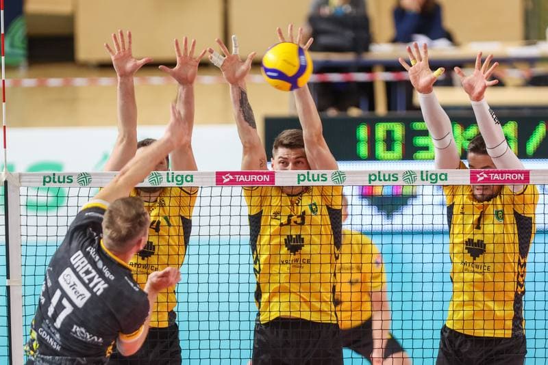 Volleyball. PlusLiga. GKS Katowice - Trefl Gdansk. 22.10.2023
