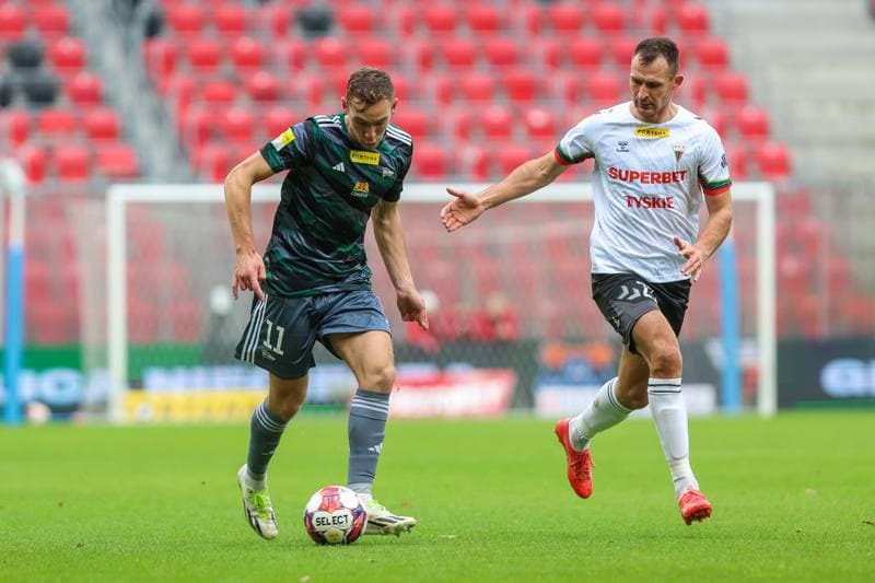 Football. Fortuna I Liga. GKS Tychy - Lechia Gdansk. 05.11.2023