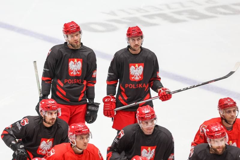 Ice Hockey. Poland national team. Training. 07.11.2023