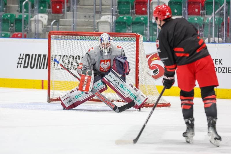 Ice Hockey. Poland national team. Training. 08.11.2023