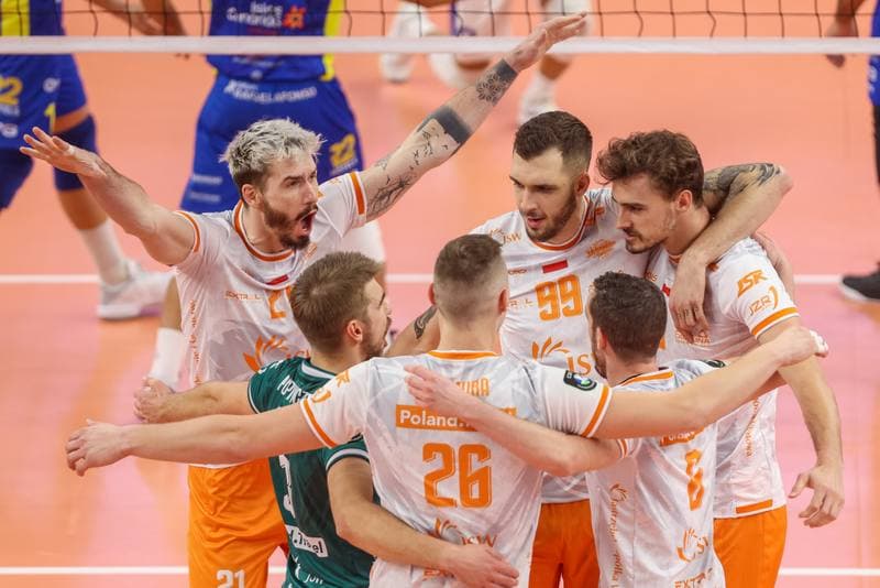 Volleyball. CEV Champions League. Jastrzebski Wegiel - Guaguas Las Palmas. 22.11.2023