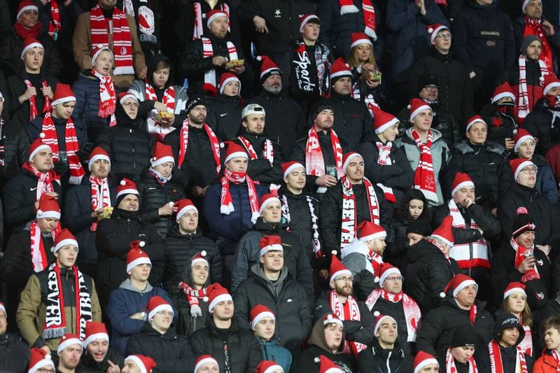Football. Fortuna:Liga. Banik Ostrava - Slavia Prague. 17.12.2023