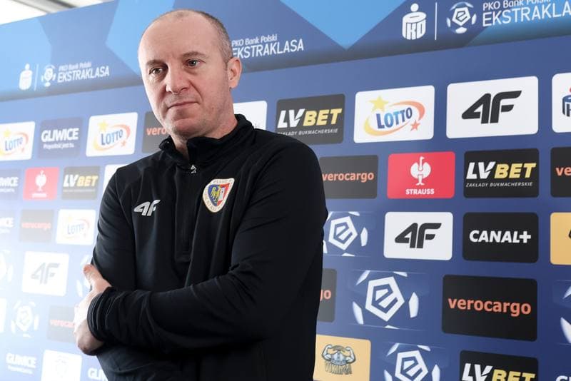 Football. Piast Gliwice. Press Conference. 09.01.2024