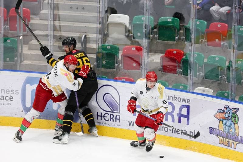 Ice Hockey. Tauron Hokej Liga. Zaglebie Sosnowiec - GKS Katowice. 21.01.2024